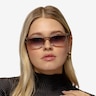 Cayla Crystal Gray AcetateSunglass Frames for Women from EyeBuyDirect
