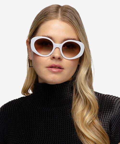 Blanche Intuition -  Acétate Sunglasses