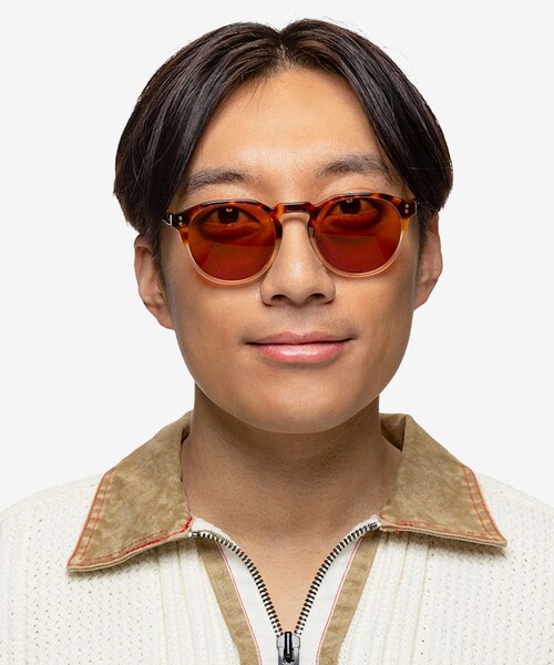 Begin Gradient Tortoise AcetateSunglass Frames for Men from EyeBuyDirect