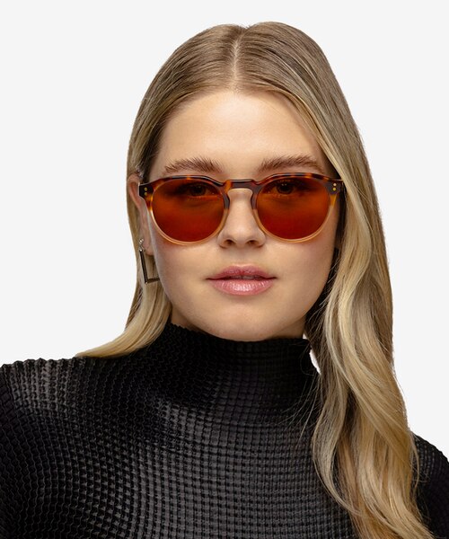 Begin Gradient Tortoise AcetateSunglass Frames for Women from EyeBuyDirect