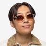 Begin Crystal Yellow AcetateSunglass Frames for Men from EyeBuyDirect