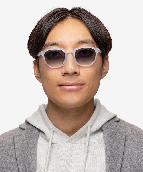Boost Crystal Clear AcetateSunglass Frames for Men from EyeBuyDirect
