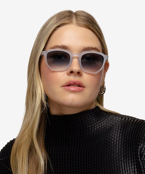 Boost Crystal Clear AcetateSunglass Frames for Women from EyeBuyDirect