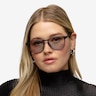 Tackle Crystal Dark Gray AcetateSunglass Frames for Women from EyeBuyDirect