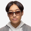 Verge Matte Black PlasticSunglass Frames for Men from EyeBuyDirect