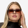 Verge Matte Black PlasticSunglass Frames for Women from EyeBuyDirect