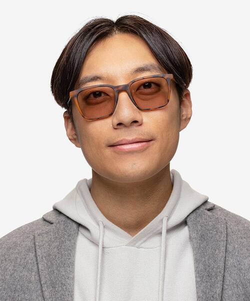 Matte Tortoise Verge -  Plastic Sunglasses