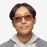 Verge Matte Tortoise PlasticSunglass Frames for Men from EyeBuyDirect