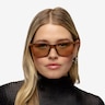 Verge Matte Tortoise PlasticSunglass Frames for Women from EyeBuyDirect