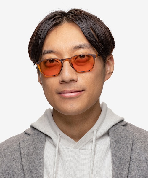 Propel Matte Tortoise PlasticSunglass Frames for Men from EyeBuyDirect