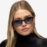 Resurge Matte Black PlasticSunglass Frames for Women from EyeBuyDirect