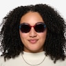 True Colors Blue Pink PlasticSunglass Frames for Men from EyeBuyDirect