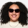 True Colors Black Yellow PlasticSunglass Frames for Men from EyeBuyDirect