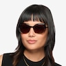 True Colors Black Yellow PlasticSunglass Frames for Women from EyeBuyDirect