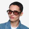 Ellison Spotty Tortoise AcetateSunglass Frames for Women from EyeBuyDirect