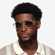 Ellison Clear Yellow AcetateSunglass Frames for Men from EyeBuyDirect