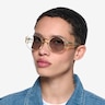 Ellison Clear Yellow AcetateSunglass Frames for Women from EyeBuyDirect
