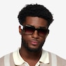 Arin Clear Green AcetateSunglass Frames for Men from EyeBuyDirect