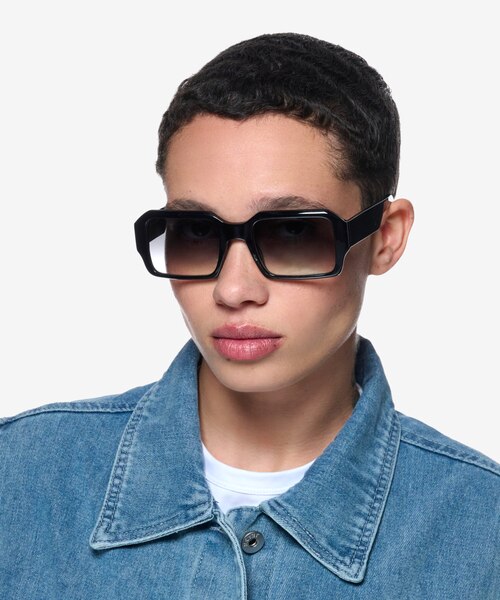 Arin Black AcetateSunglass Frames for Women from EyeBuyDirect