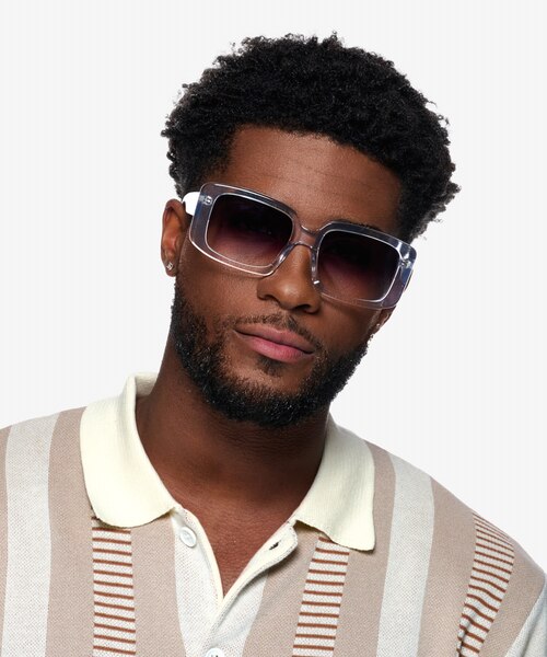 Colby Clear AcetateSunglass Frames for Men from EyeBuyDirect