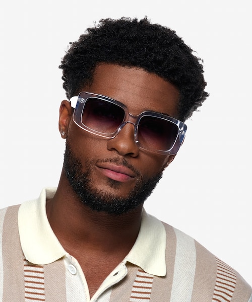 Colby Clear AcetateSunglass Frames for Men from EyeBuyDirect
