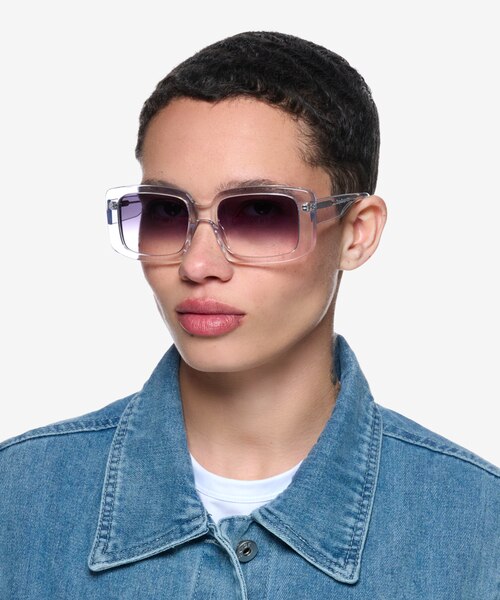 Colby Clear AcetateSunglass Frames for Women from EyeBuyDirect