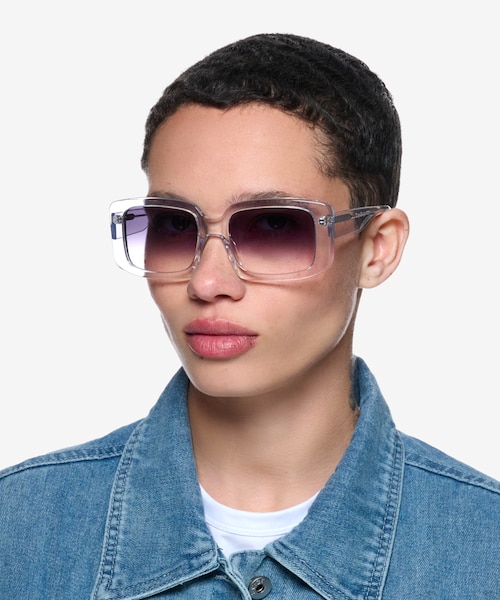Colby Clear AcetateSunglass Frames for Women from EyeBuyDirect