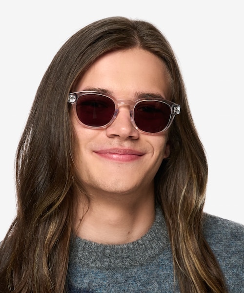 Carrie Clear AcetateSunglass Frames for Men from EyeBuyDirect