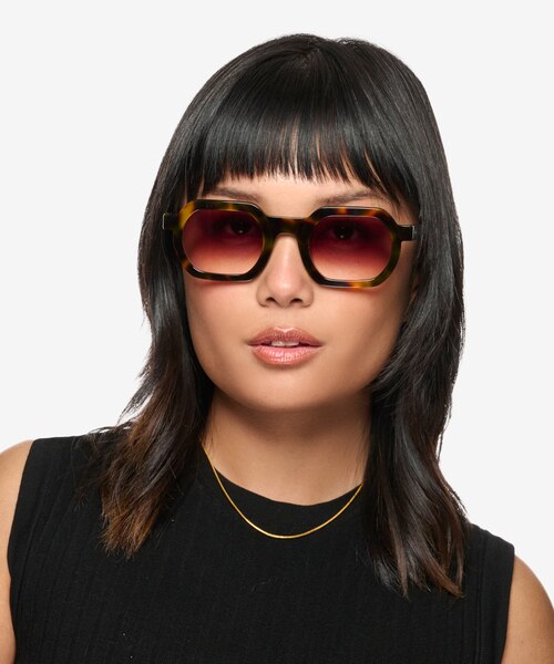 Channing Écailles AcétateSoleil de Lunette de vue pour Femmes d'EyeBuyDirect