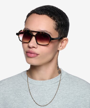 Tortoise Ridley -  Acetate Sunglasses