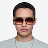 Ridley Clear Brown AcetateSunglass Frames for Women from EyeBuyDirect