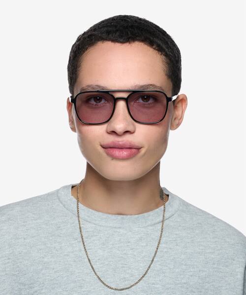 Black Cam -  Acetate Sunglasses