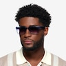 Agni Clear Blue AcetateSunglass Frames for Women from EyeBuyDirect