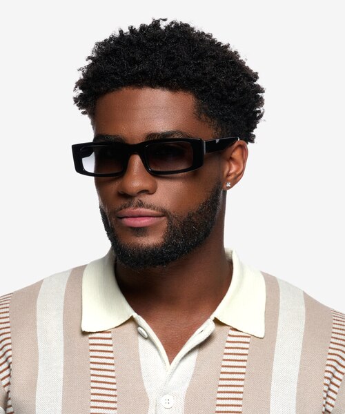 Alaric Black AcetateSunglass Frames for Women from EyeBuyDirect