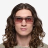 Ernest Clear Brown AcetateSunglass Frames for Men from EyeBuyDirect