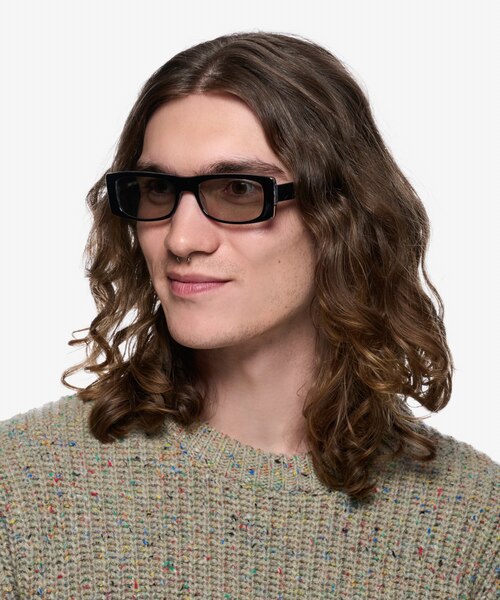 Ernest Black Clear AcetateSunglass Frames for Men from EyeBuyDirect