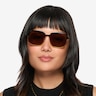 Sunlit Clear Black Purple Yellow PlasticSunglass Frames for Women from EyeBuyDirect
