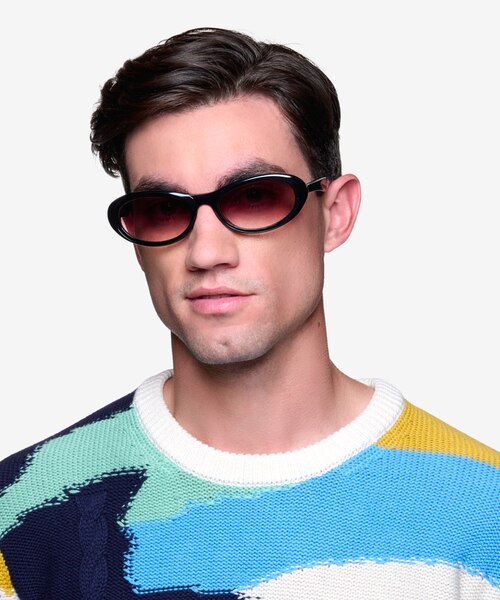 Varo Black AcetateSunglass Frames for Men from EyeBuyDirect
