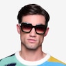 Chirico Clear Green AcetateSunglass Frames for Men from EyeBuyDirect
