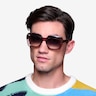 Chirico Clear Brown AcetateSunglass Frames for Men from EyeBuyDirect