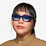 Damast Clear Purple Blue AcetateSunglass Frames for Women from EyeBuyDirect