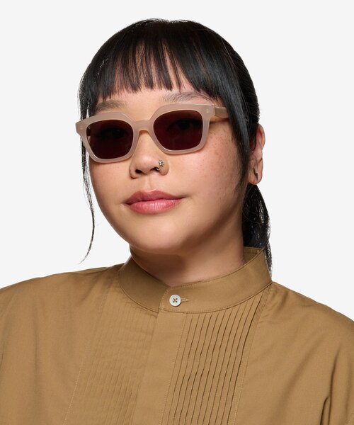 Nor Clear Brown AcetateSunglass Frames for Women from EyeBuyDirect
