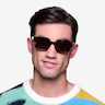 Nor Brown Tortoise AcetateSunglass Frames for Men from EyeBuyDirect