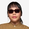 Nor Brown Tortoise AcetateSunglass Frames for Women from EyeBuyDirect