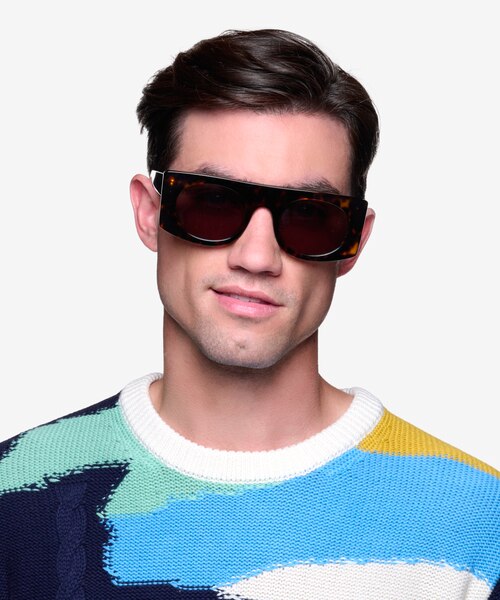 Penrose Tortoise AcetateSunglass Frames for Men from EyeBuyDirect