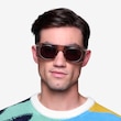 Penrose Clear Gray Alternative MaterialsSunglass Frames for Men from EyeBuyDirect