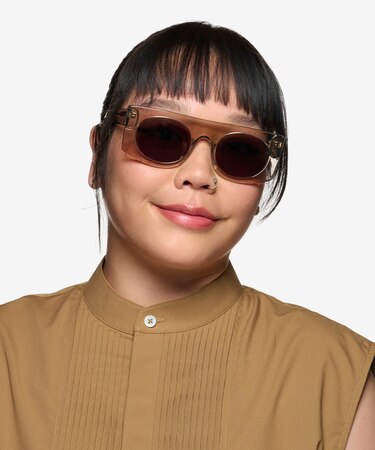 Clear Gray Penrose -  Acetate Sunglasses