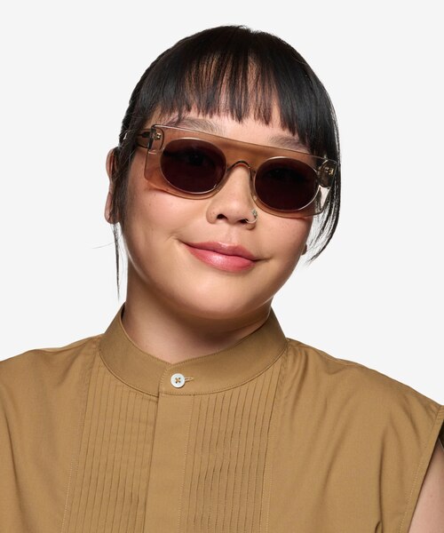 Penrose Clear Gray AcetateSunglass Frames for Women from EyeBuyDirect