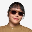 Penrose Clear Gray Alternative MaterialsSunglass Frames for Women from EyeBuyDirect