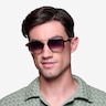 Outlaw Clear Tortoise AcétateSoleil de Lunette de vue pour Hommes d'EyeBuyDirect